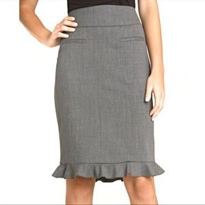 Rebecca Taylor make me skinny skirt gray size 8